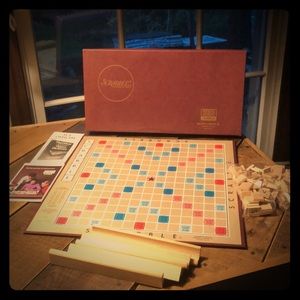 Vintage Scrabble Board game 1948-1976 edition + FREE GIFT